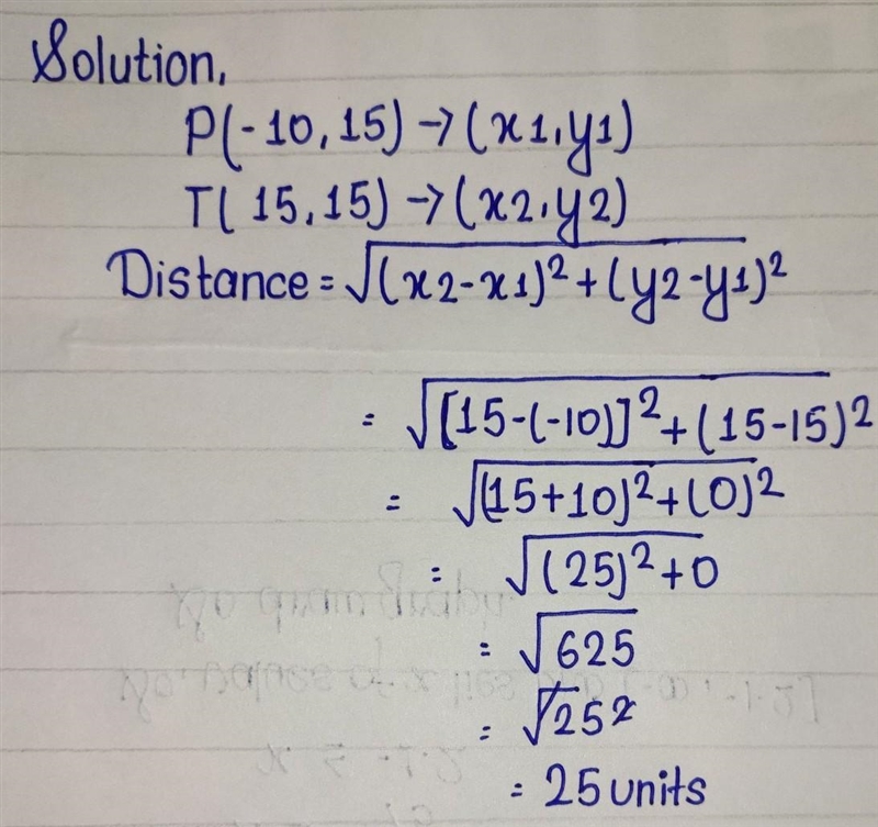 The distance between P and T on the coordinate grid is ___ units. (Input whole numbers-example-1