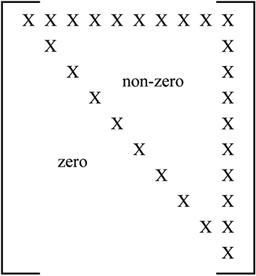 An upper triangular matric is square matrix with all zeros below its daignal. A lower-example-2