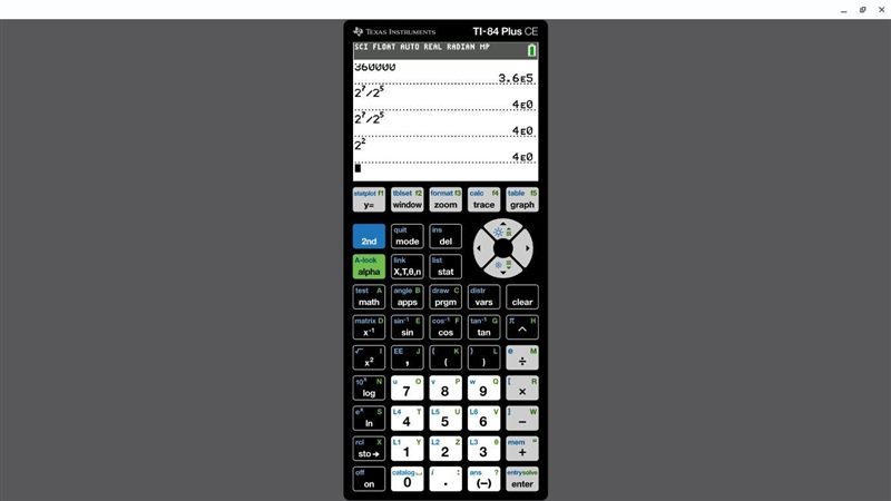 Which is equivalent to 2^7 / 2^5 ? A. 1^2 B. 1^12 C. 2^2 D.2^12 (Look at the picture-example-1