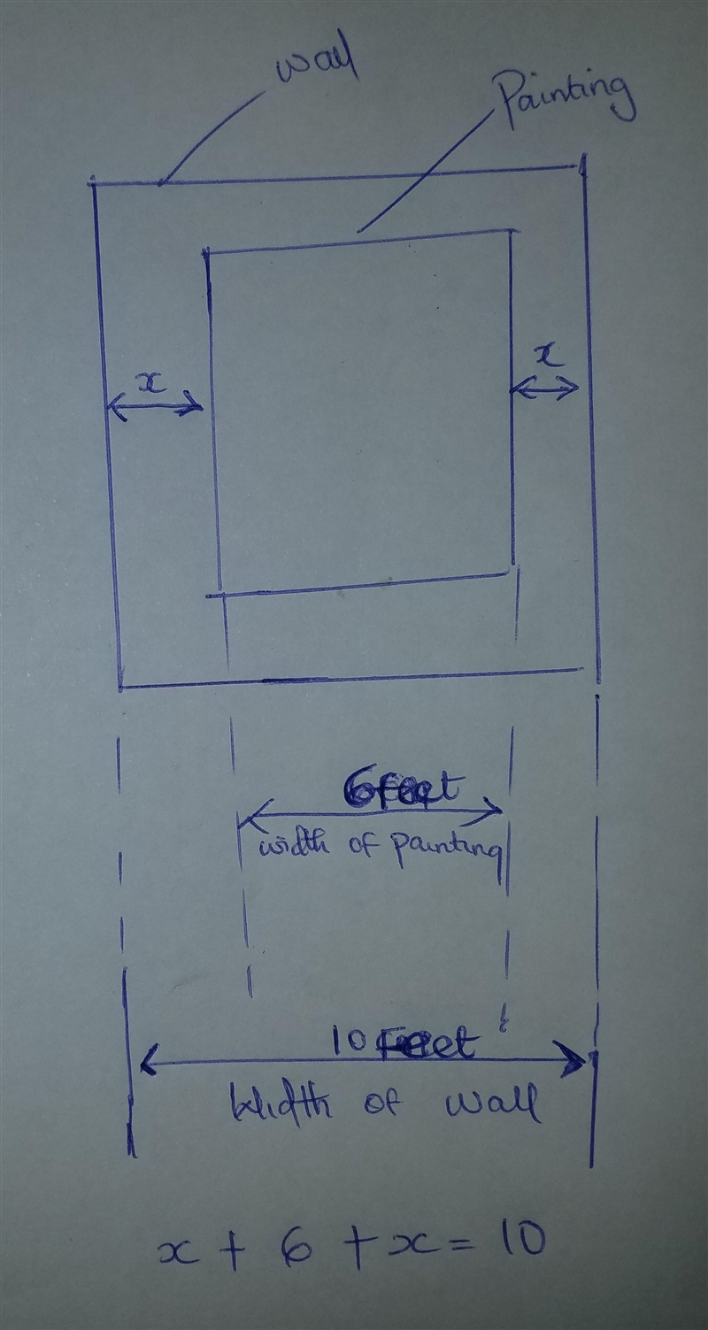 Complete the equation involving x. Order terms like the physical situation, and don-example-1