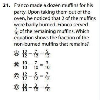 Franco made a dozen muffins for his party. Upon taking them out of the oven he noticed-example-1