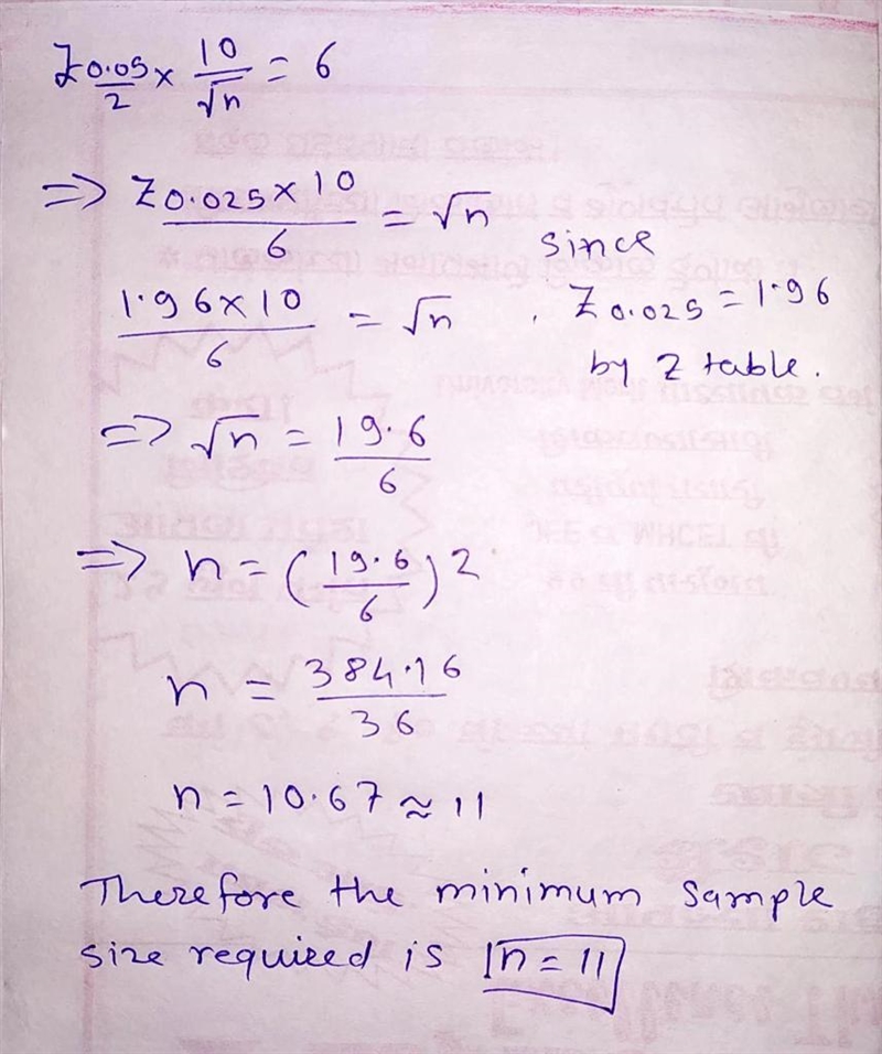 From a population with standard deviation 25, a sample of size 100 is drawn. The mean-example-3