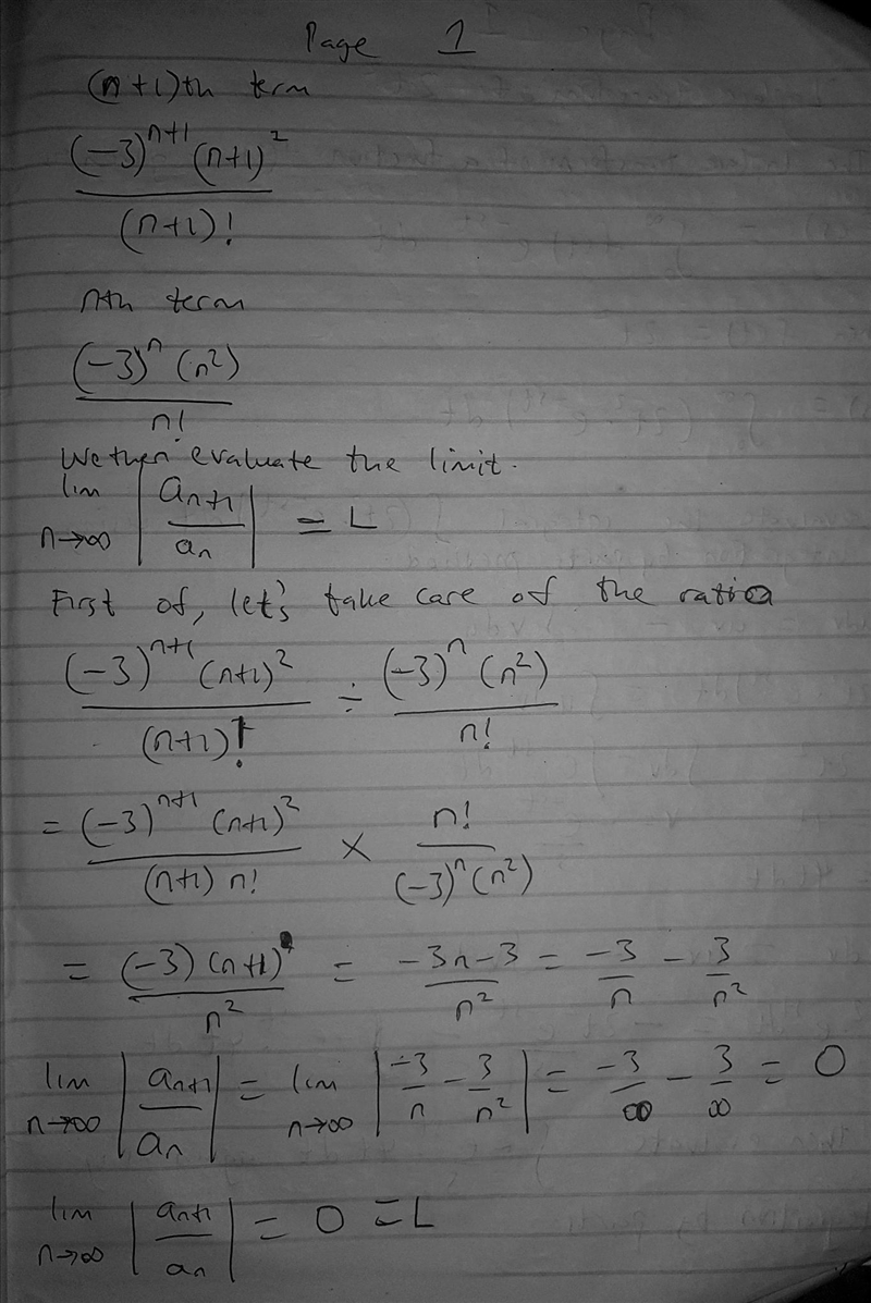 In each problem, determine if the series converges absolutely, converges conditionally-example-1