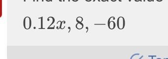 Find the value of x. 12 8 15 X-4​-example-1