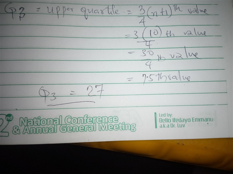 Consider the data set: 26, 29, 24, 17, 27, 20, 23, 21, 26, 27. (a) Find the median-example-2