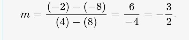 Find the slope of the line passing through the points (8,-8) and (4, -2).​-example-1