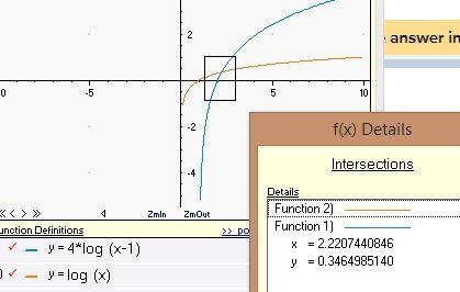 Logx - logx-1^2=2log(x-1)-example-1