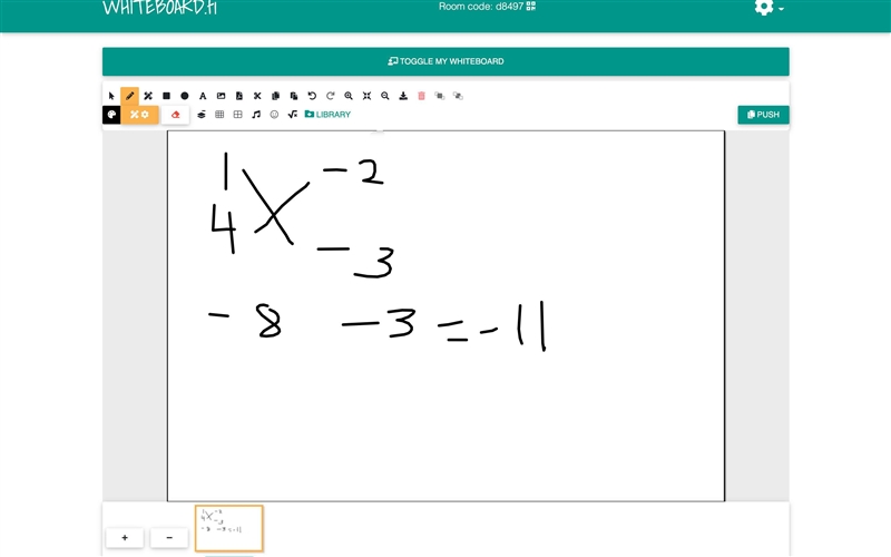 What is the factored form of the equation 4x^2-11+6=0-example-1