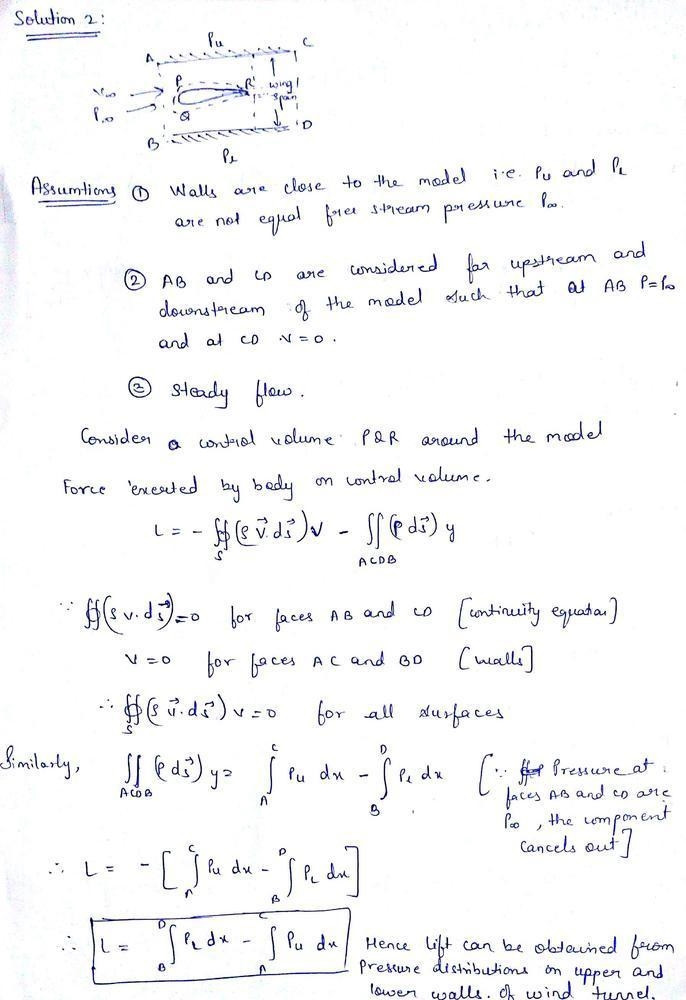 Consider an airfoil in a wind tunnel (i.e., a wing that spans the entire test section-example-1