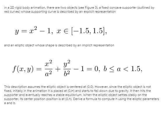 This description assumes the elliptic object is centered at (0, 0). However, since-example-1