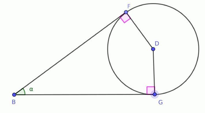 The measure of an inscribed circle of an angle is the measure of the intercepted arc-example-1