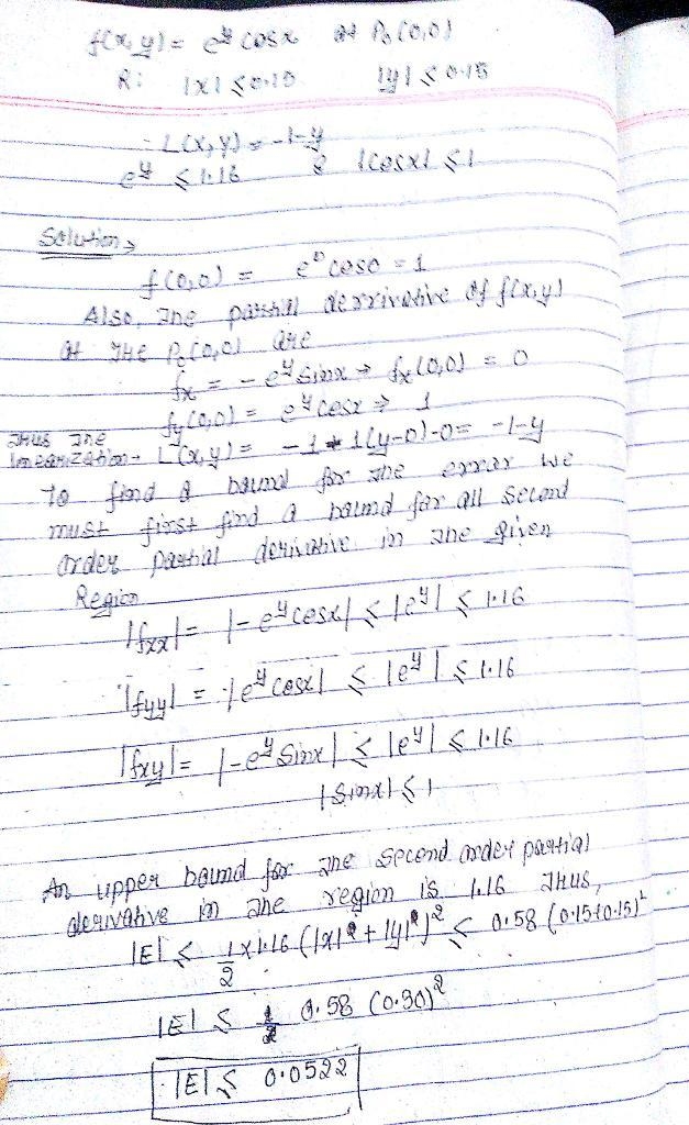 Find the linearization Upper L (x comma y )of the function f (x comma y )at Upper-example-1