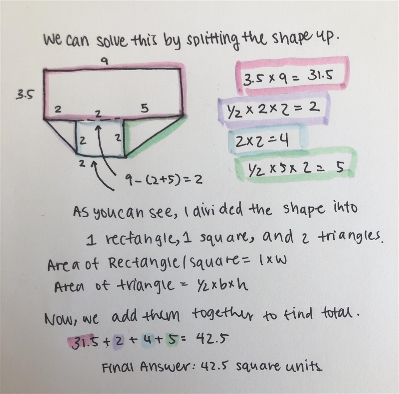 Find the Area of this shape-example-1