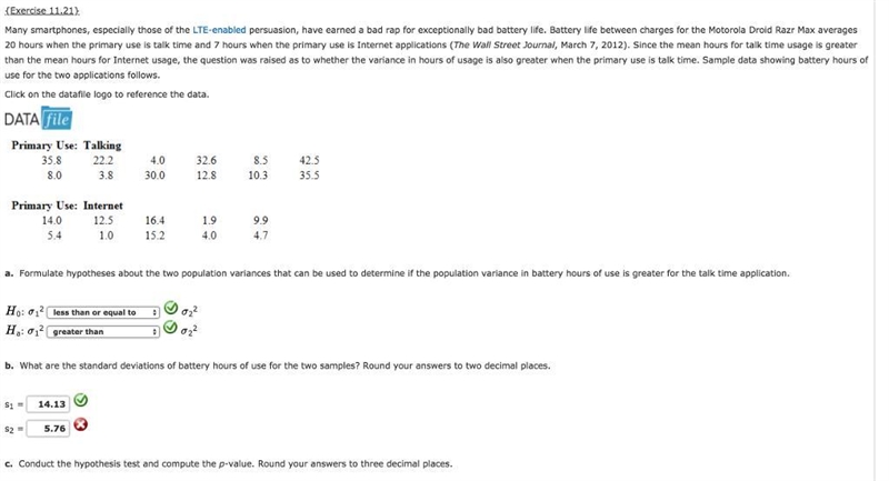 Exercise 11.21) Many smartphones, especially those of the LTE-enabled persuasion, have-example-1