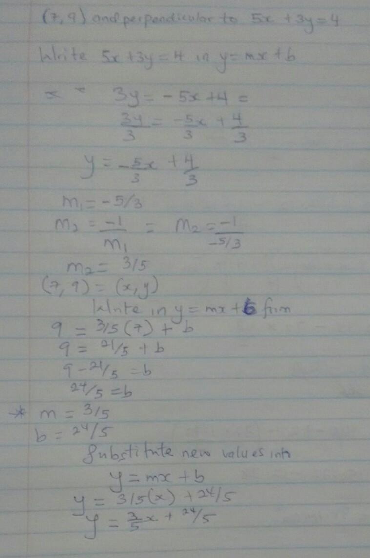 Find the equation of the line that contains the point (7.9) and is perpendicular to-example-1