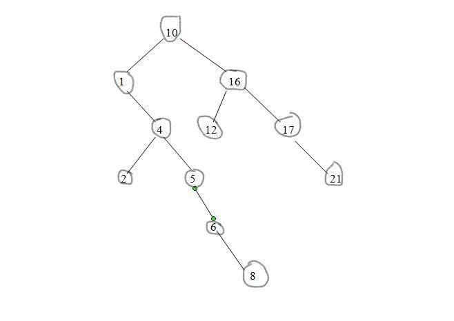 A. Place the numbers 10, 16, 1, 4, 5, 17, 12, 21, 2, 6, 8 in the order in which they-example-1