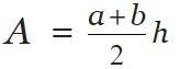 Find the area of the trapezoid in the figure below round your final answer to the-example-1