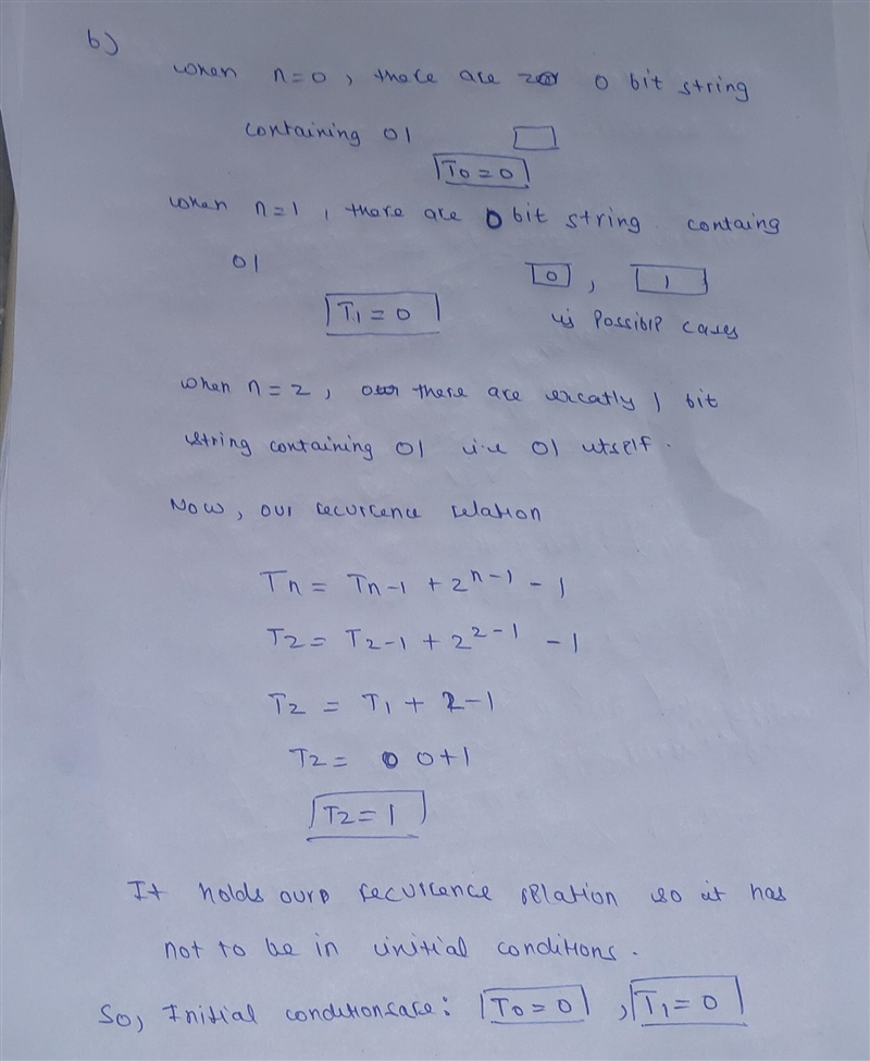 4. Exercise 8.1.10 (2 points)(a) Find a recurrence relation for the number of bit-example-3