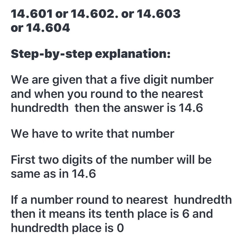 Write a 5 digit number so that when you round to the nearest tenth, your answer is-example-1