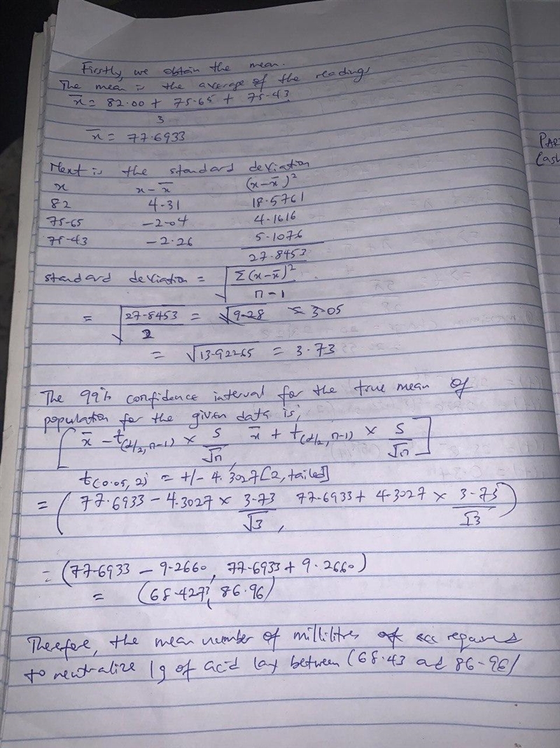 The object of a general chemistry experiment is to determine the amount (in milliliters-example-1