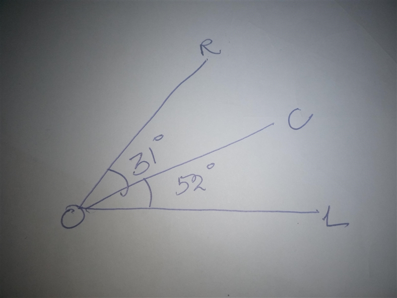 Find m2 ROL if m2 ROC = 31° and m2 COL = 52° 0 L-example-1