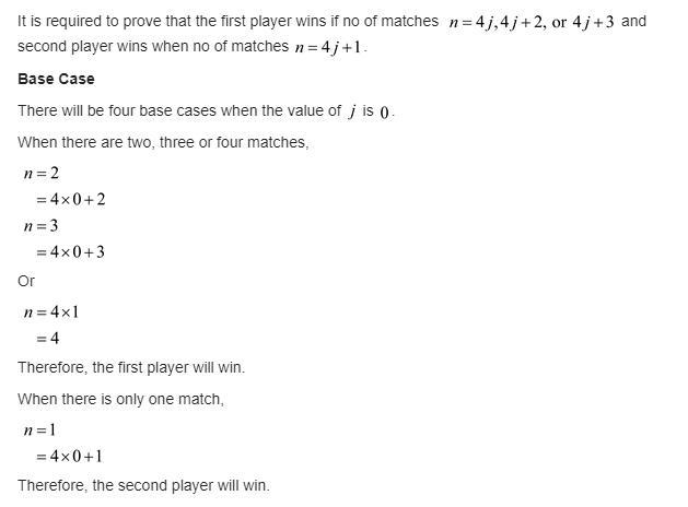 Consider the variation of the game called Nim. The game begins with n ≥ 1 matches-example-1