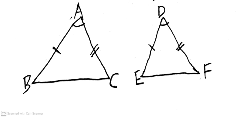 What additional information would he need to prove the triangles are congruent using-example-1