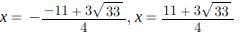 Solve: -1/2 x +3 = -x+7-example-1