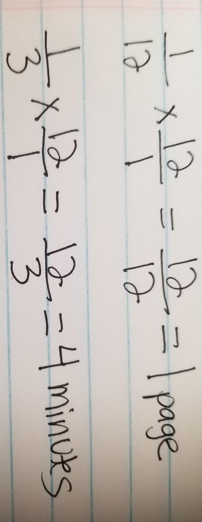 Please Jacoby writes 1/12 page in 1/3 of a minute. How much time will it take Jacoby-example-1