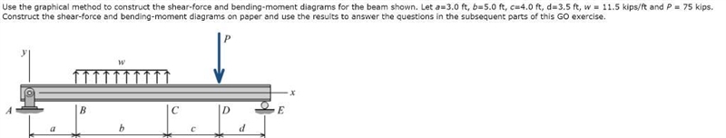 Determine the bending moment acting at each of the following locations:(a) x = 11.0- ft-example-1