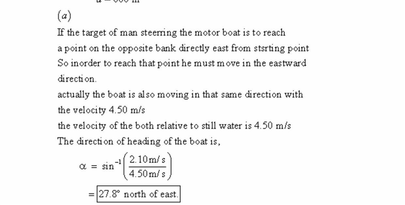 In which direction should the motorboat head in order to reach a point on the opposite-example-1