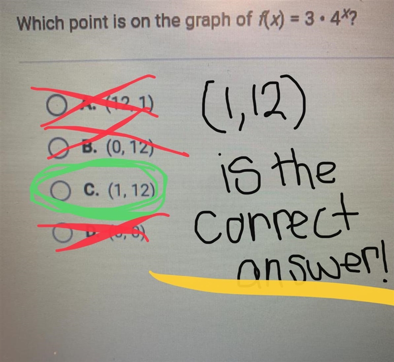 Which point is on the graph of f(x)=3.4x-example-1