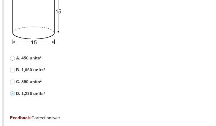 Find the total surface area of the farm silo in a farmer's field. Use π = 3.14. pls-example-1