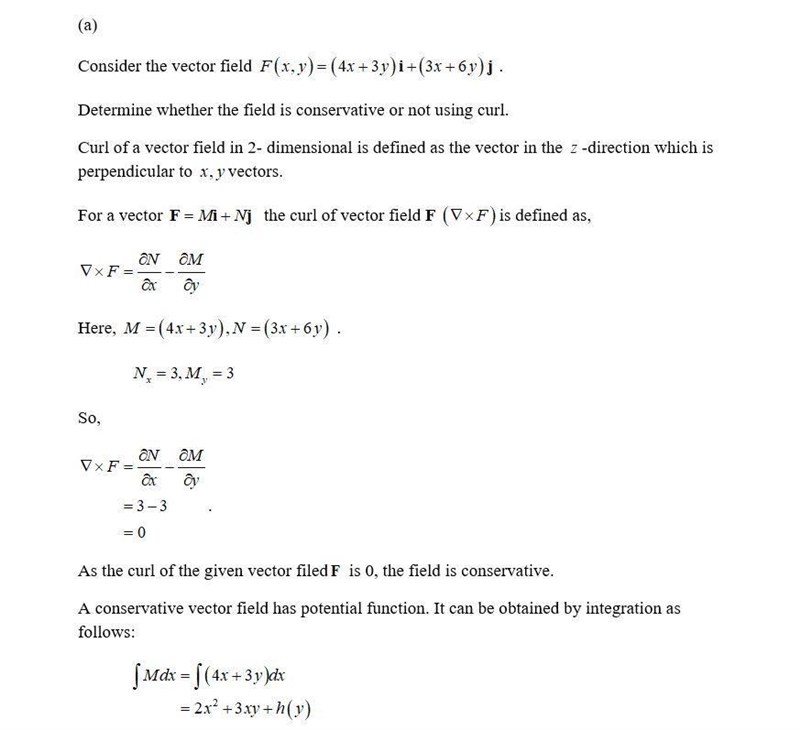 For each of the following vector fields F , decide whether it is conservative or not-example-1