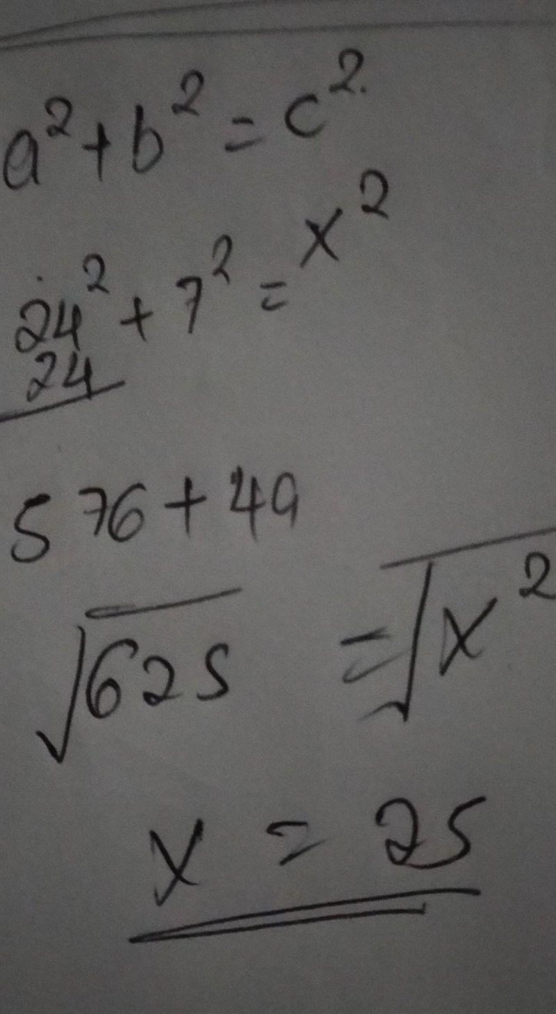 What is the value of X ? A-12 B-17 C-23 D-25-example-1