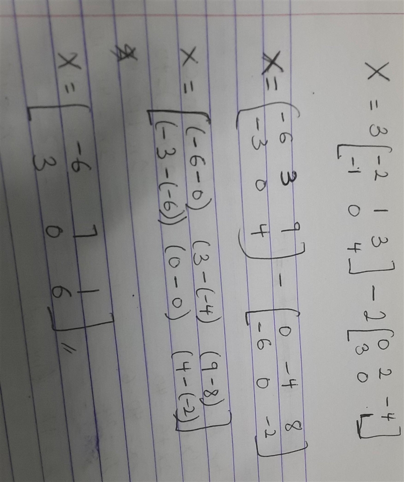 Solve the matrix equation.-example-1