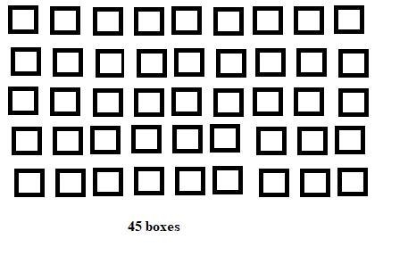 What are the steps for using integer tiles to evaluate the expression 45 divided by-example-1