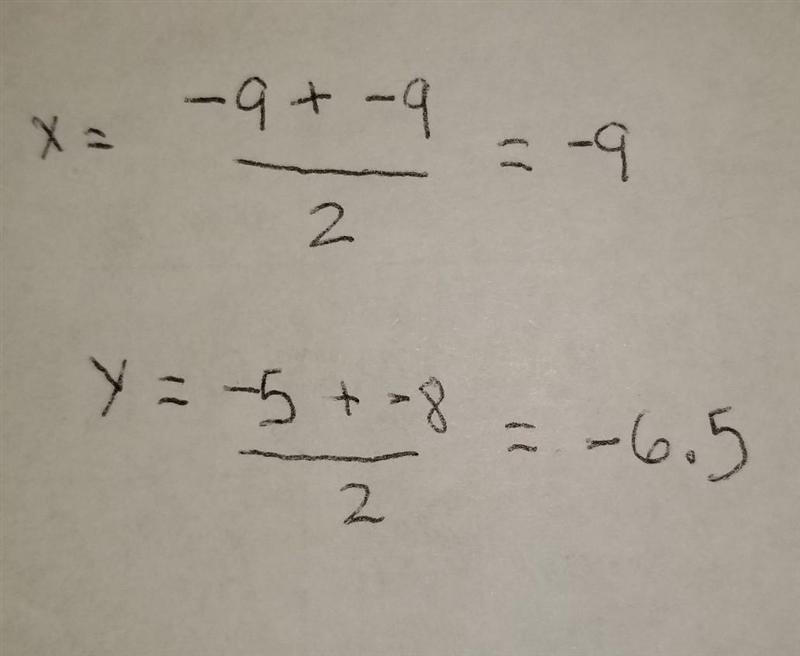 Point Pis located at (-9,-5) and point Q is located at (-9, -8). What are the coordinates-example-1