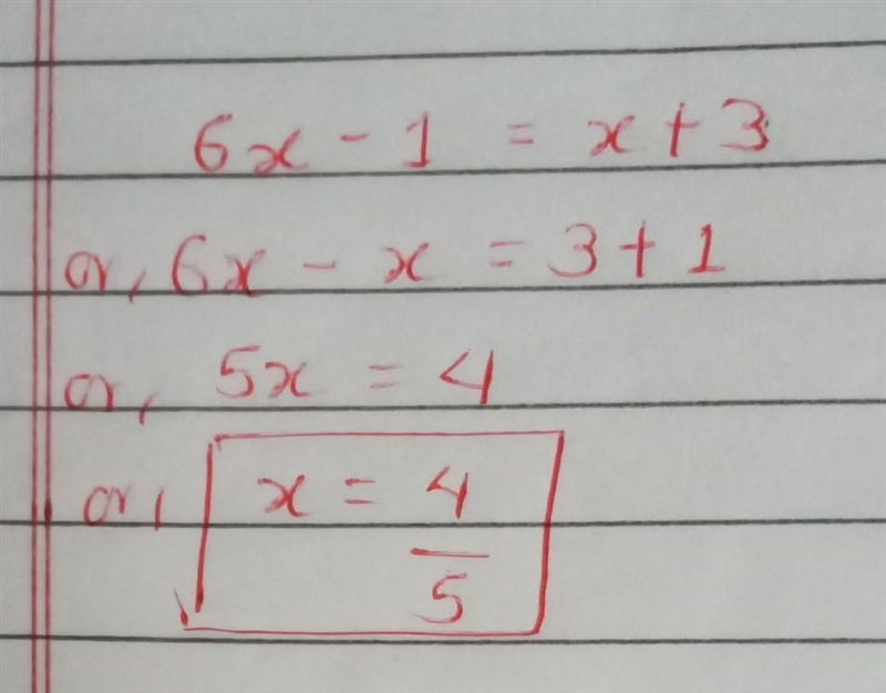 6x-1=x+3 Proszę o pomoc!!!-example-1