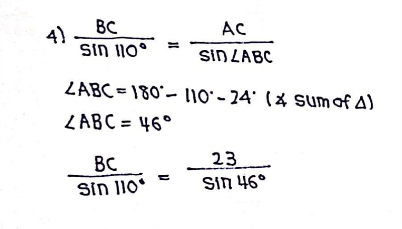 Laws of Sines. Find each measurement indicated. Round your answers to nearest tenth-example-4