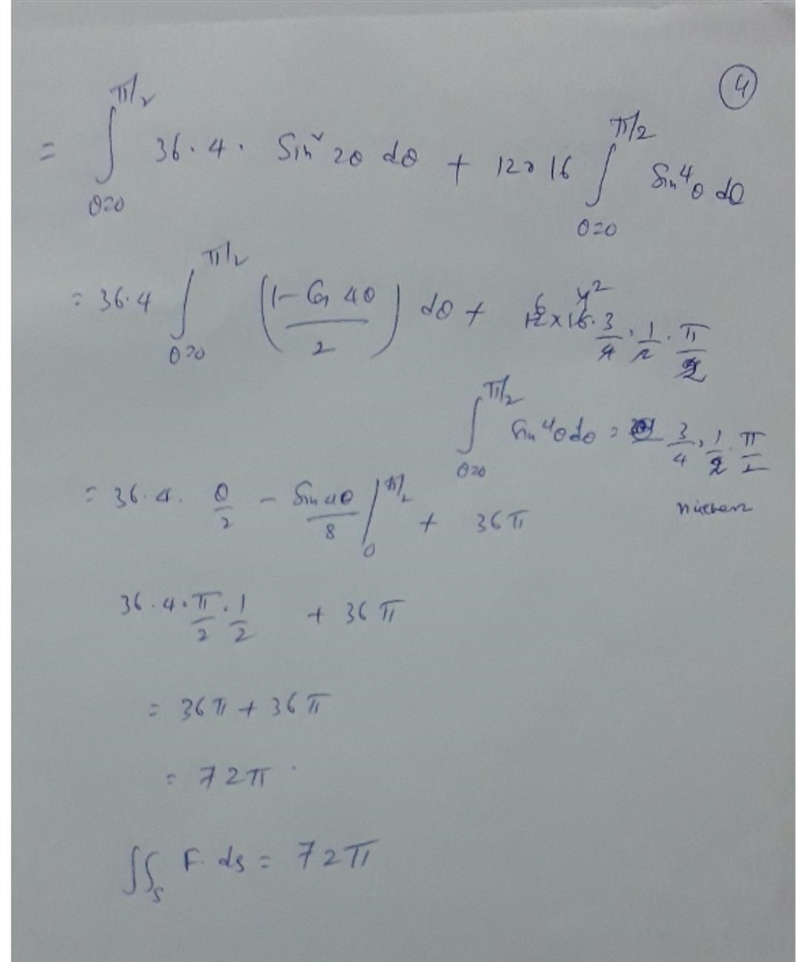 Let S be the surface of the cylinder bounded by x2+y2=4 and the planes z=0 and z=3, with-example-4