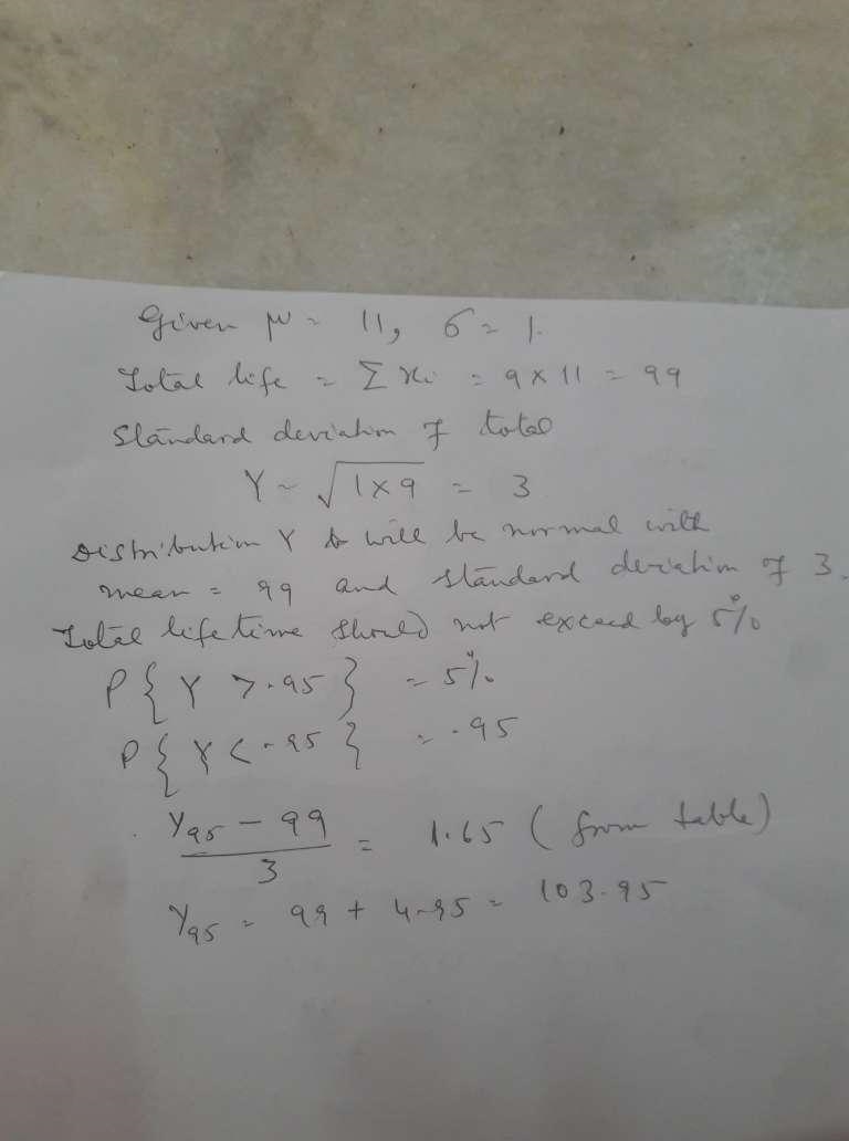 PRACTICE ANOTHER The lifetime of a certain type of battery is normally distributed-example-1