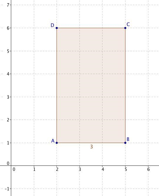 Rectangle ABCDABCDA, B, C, D is graphed in the coordinate plane. The following are-example-1