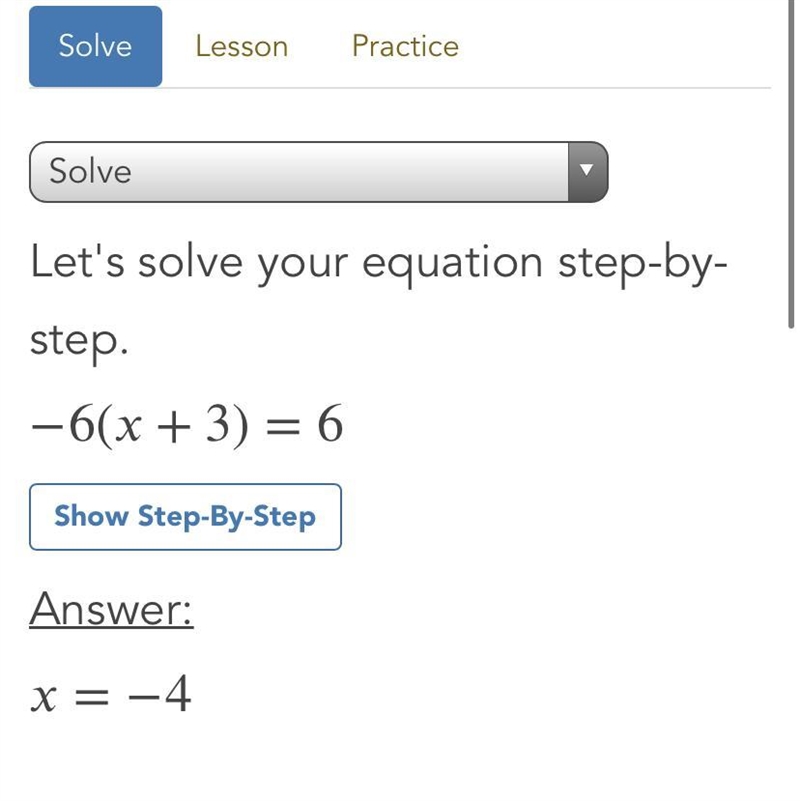 -6 (x + 3) =6 distributive property btw-example-1