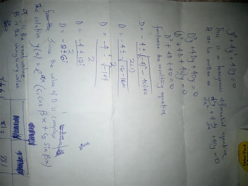 Solve the initial value problem y′′+4y′+40y=0y(0)= 3y′(0)=5.-example-1