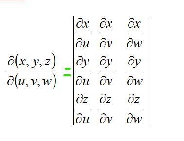 Find the Jacobian ∂(x, y, z) ∂(u, v, w) for the indicated change of variables. If-example-1