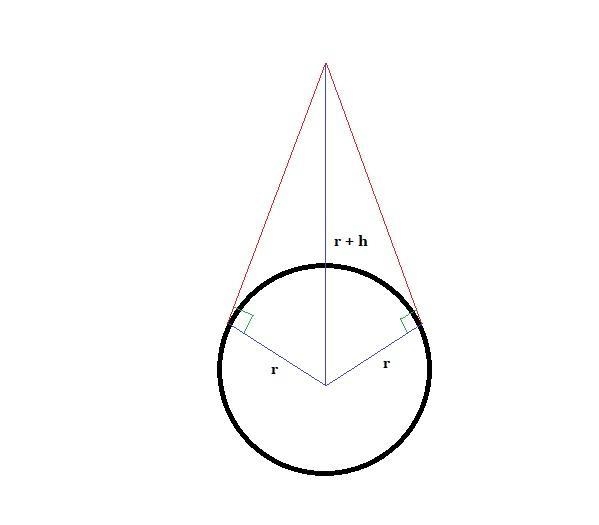 You fly a hot air balloon 3.5 miles above the ground. What is the measure of BD⌢, the-example-1