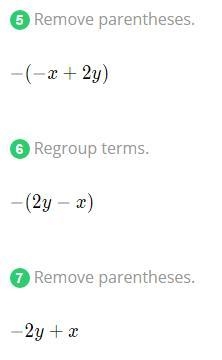 -1/2(-2x+4y) as expaned please, please help-example-2