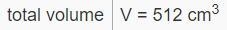 What is the volume? 8 cm 8 cm 8cm-example-1