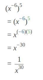 (x^-6)^5 help... what is the answer-example-1